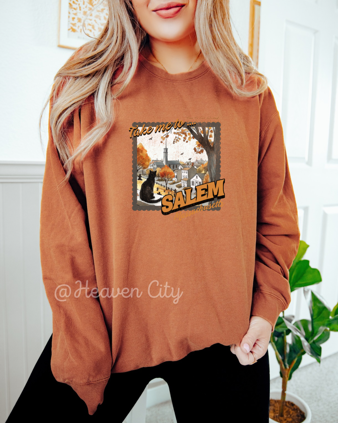 Take Me To Salem Massachusetts Crewneck