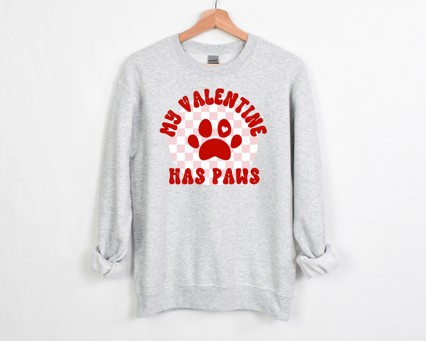 My Valentine Has Paws Sweatshirt