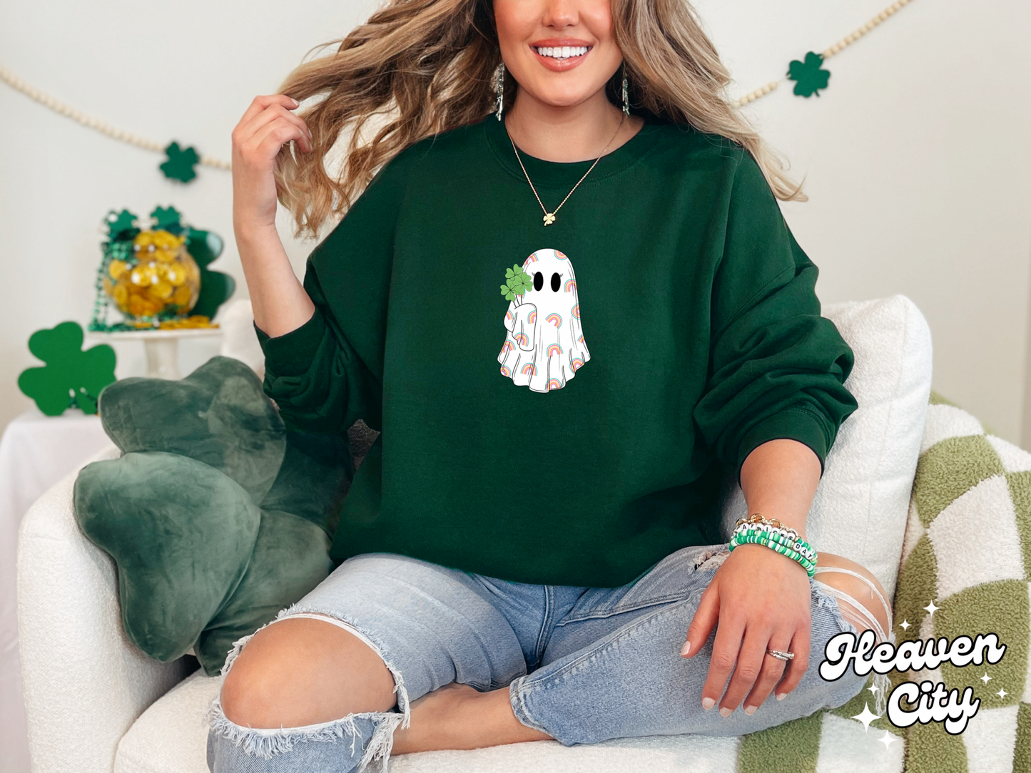 Rainbow Ghost Sweatshirt