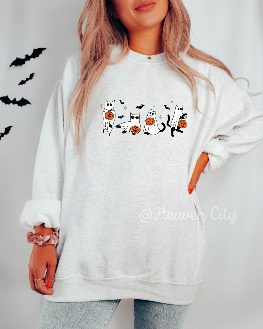 Ghost Cats Crewneck