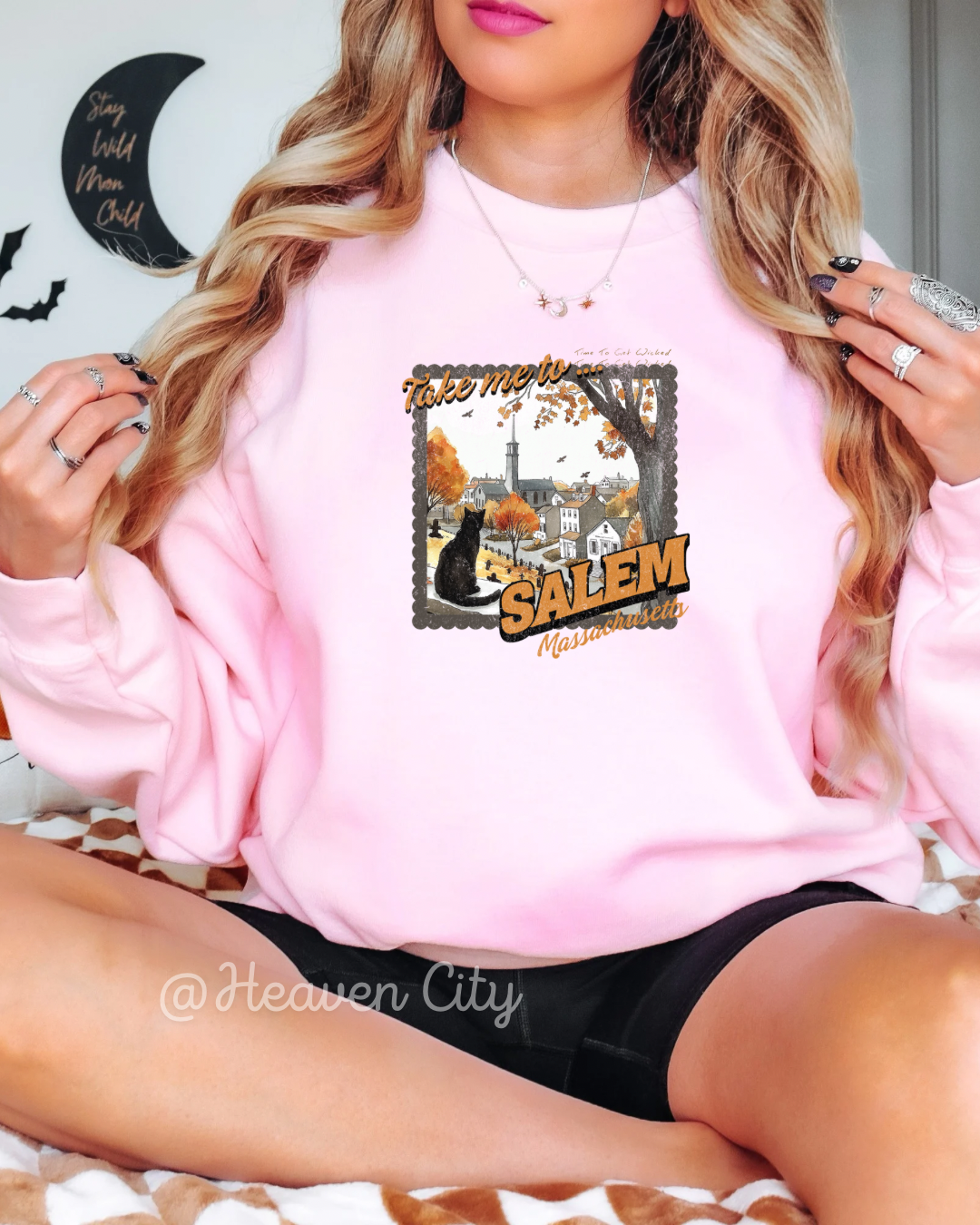Take Me To Salem Massachusetts Crewneck