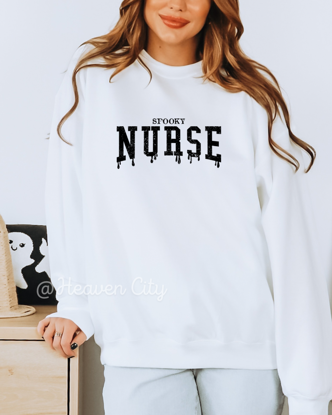 Spooky Nurse Crewneck