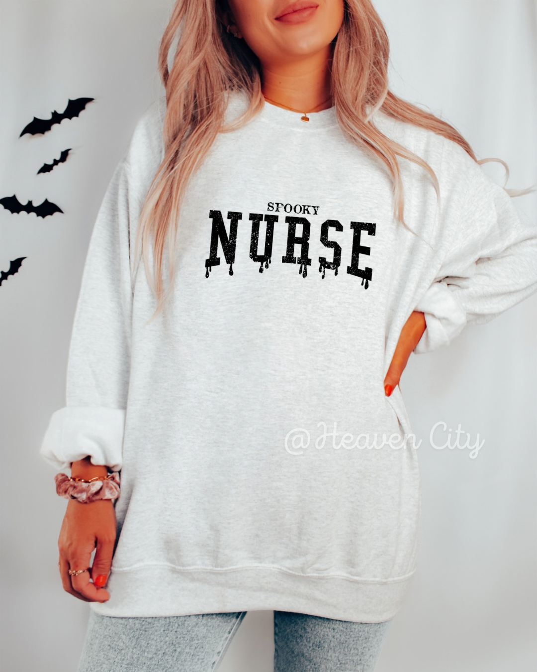 Spooky Nurse Crewneck