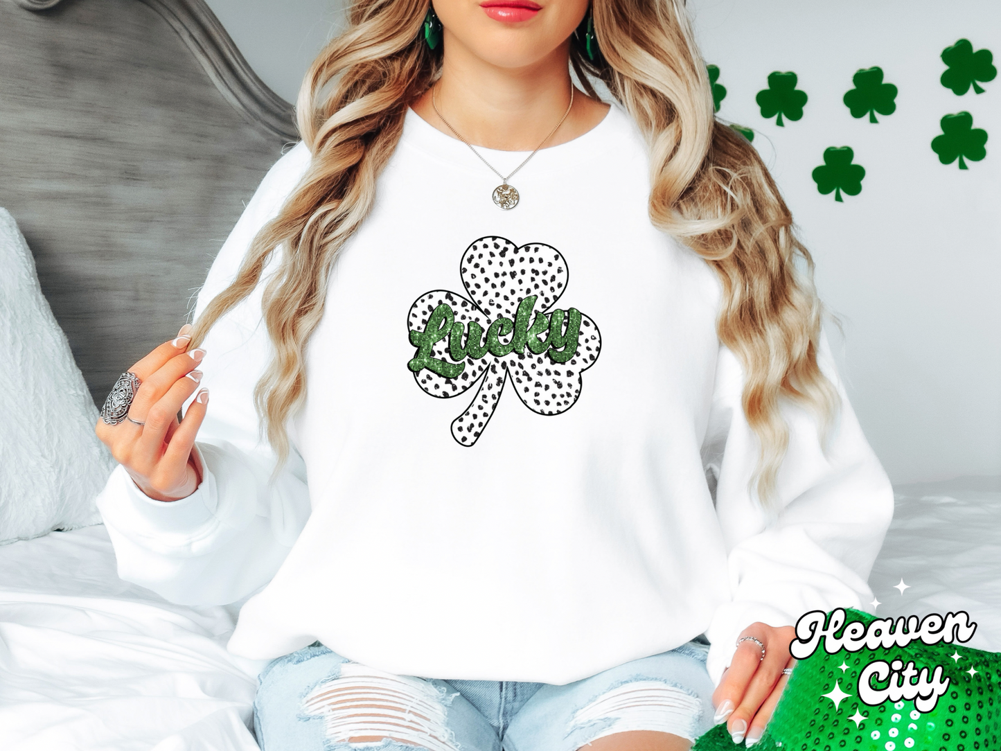 Lucky Polka Dot Sweatshirt