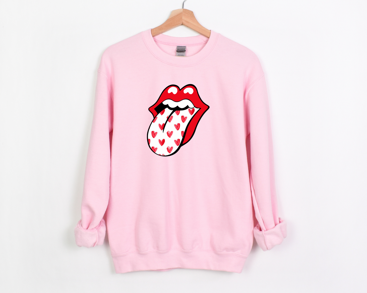 Red Heart Tongue Sweatshirt