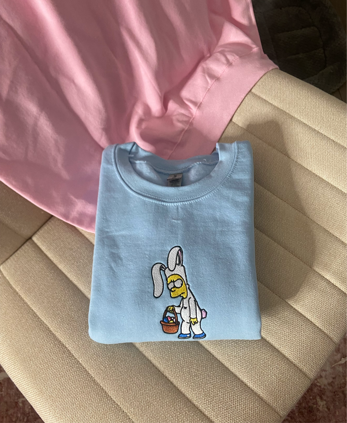 Simp Bunny Embroidered Sweatshirt