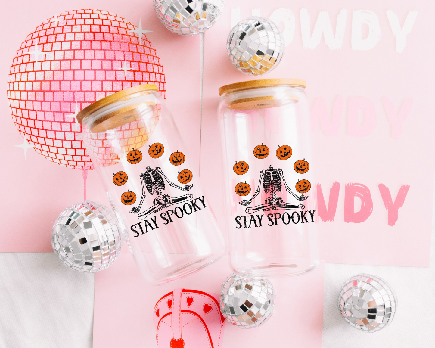 Stay Spooky Glass Cup