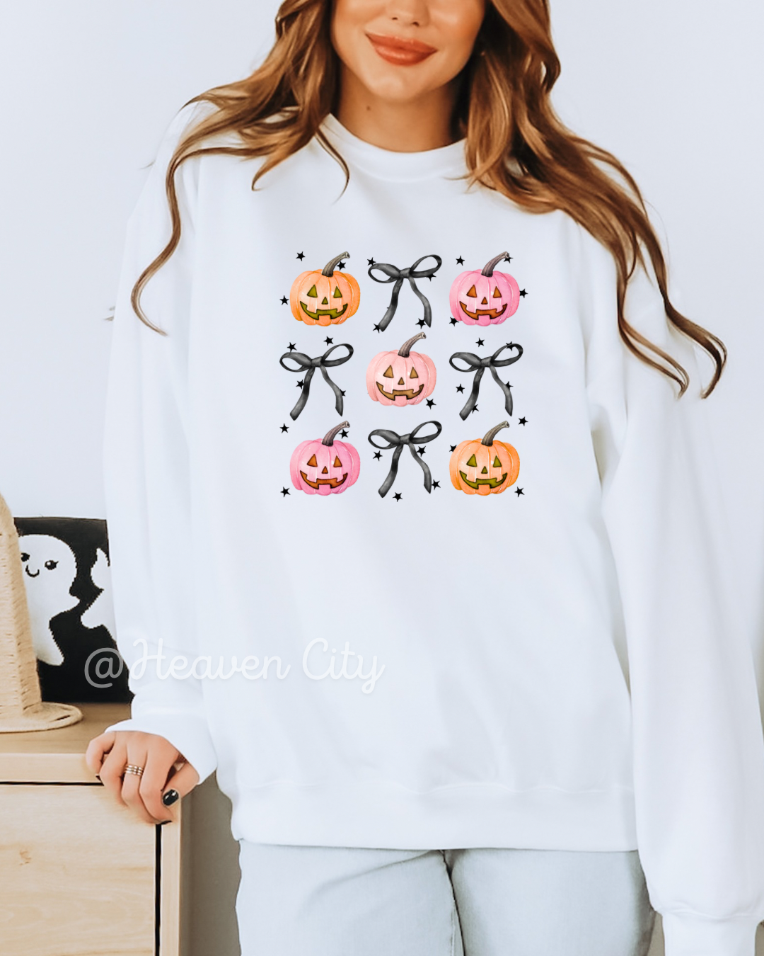 Coquette Pumpkins Crewneck