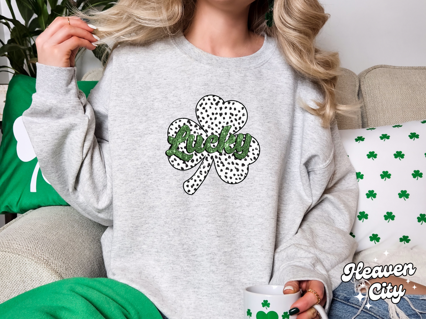 Lucky Polka Dot Sweatshirt