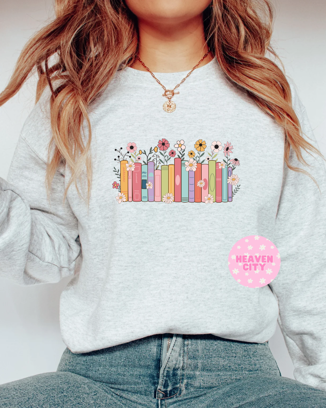 Floral Bookish Sweatshirt