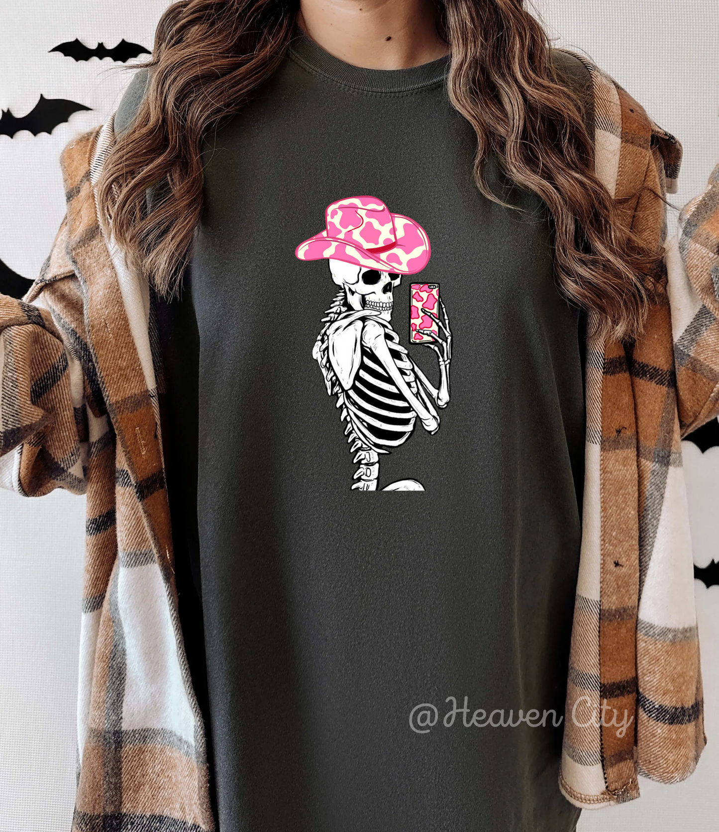 Posing Skeleton Graphic Tee