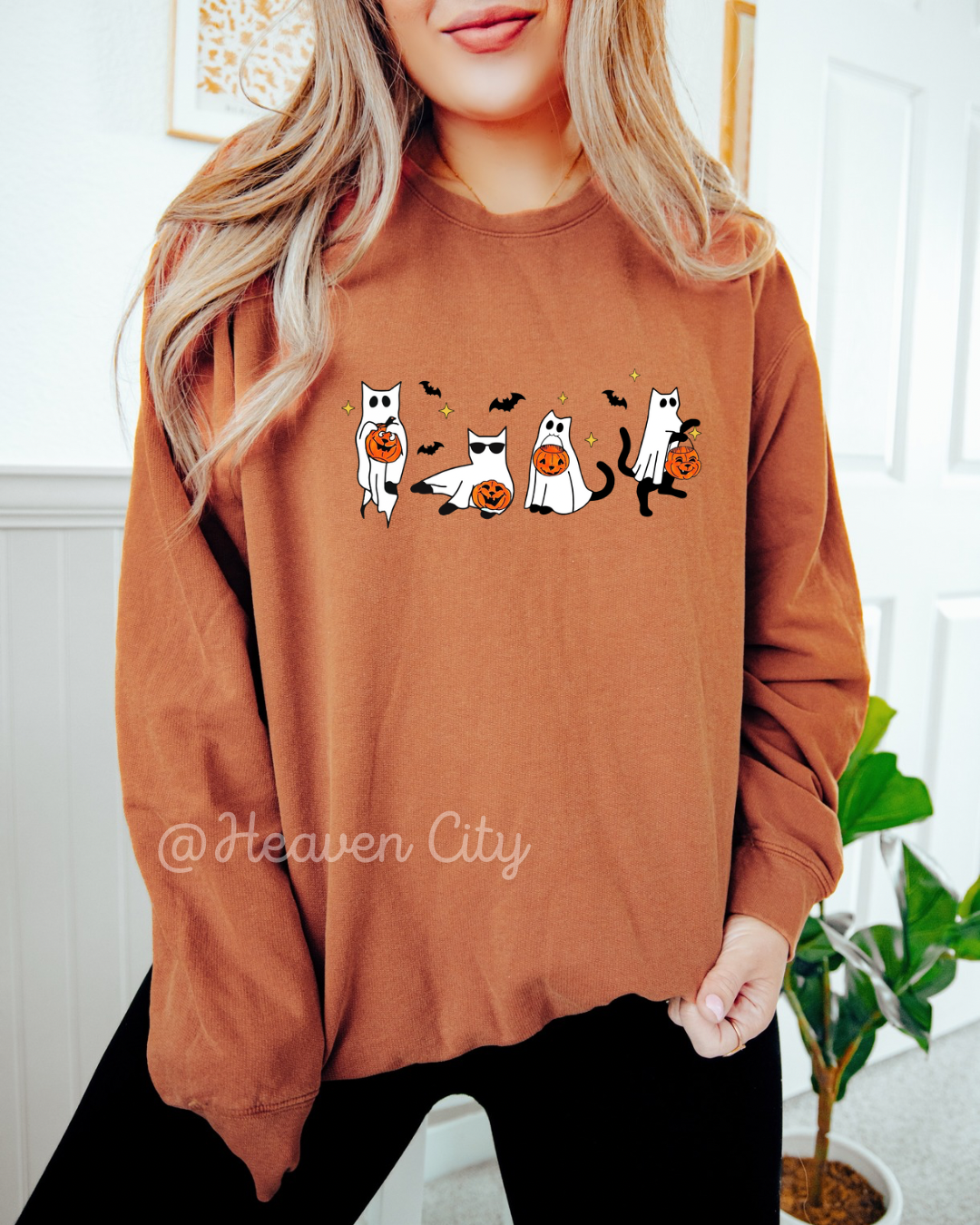 Ghost Cats Crewneck