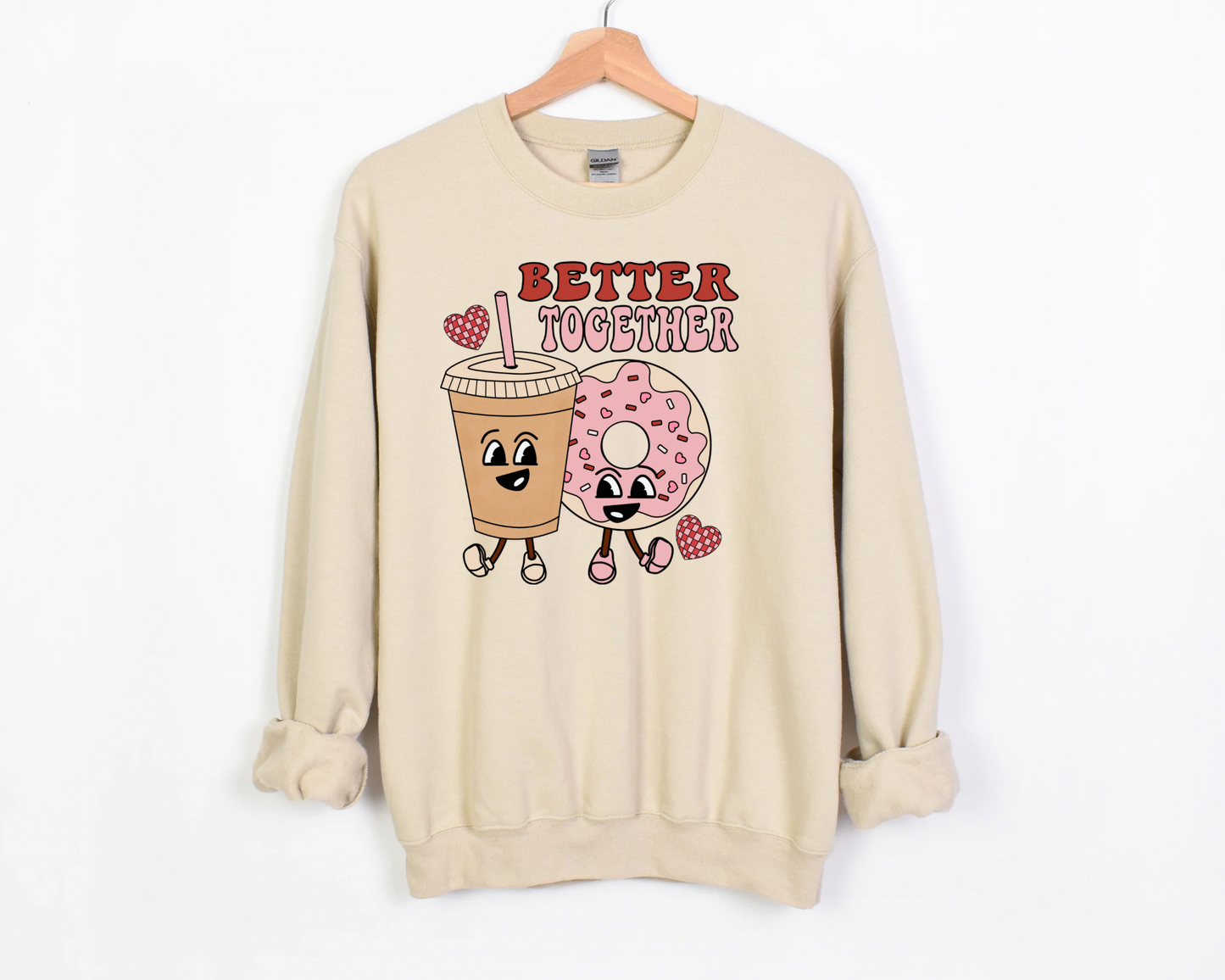 Better Together Coffee & Donut Sweatshirt