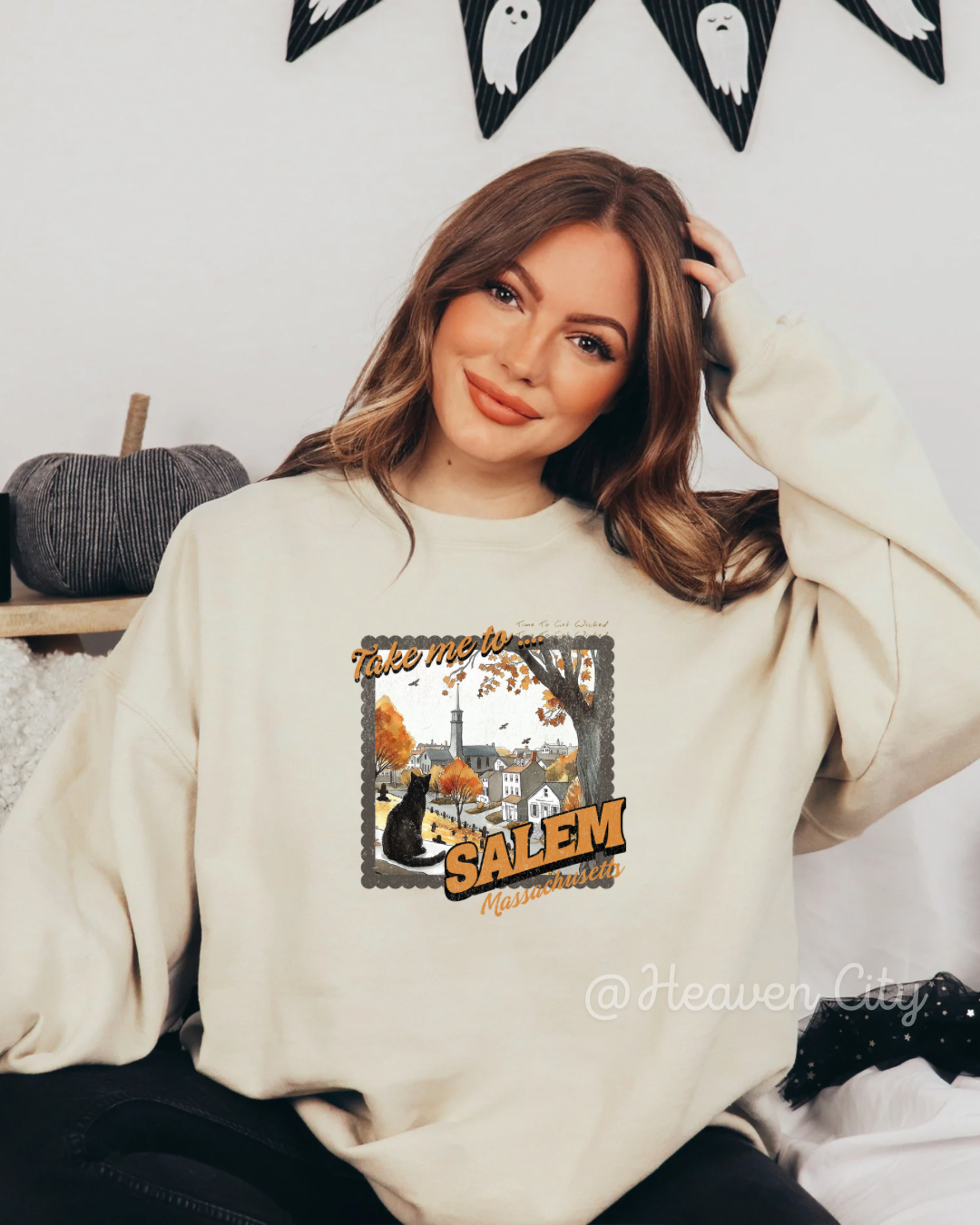 Take Me To Salem Massachusetts Crewneck