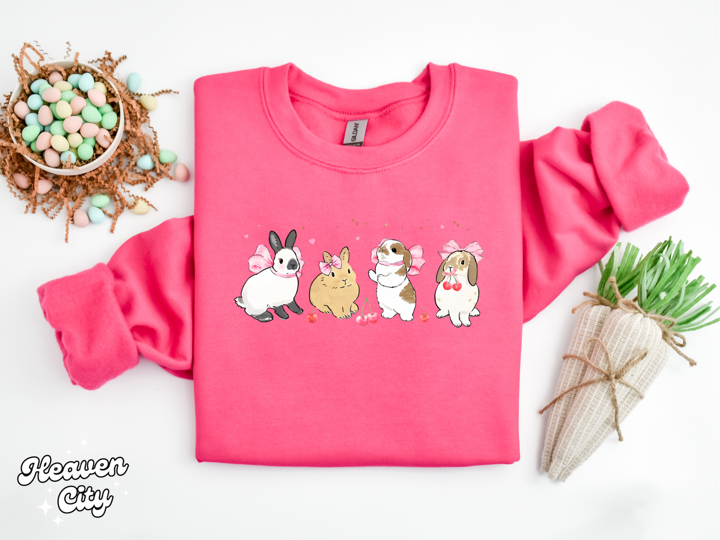 Coquette Bunnies Crewneck