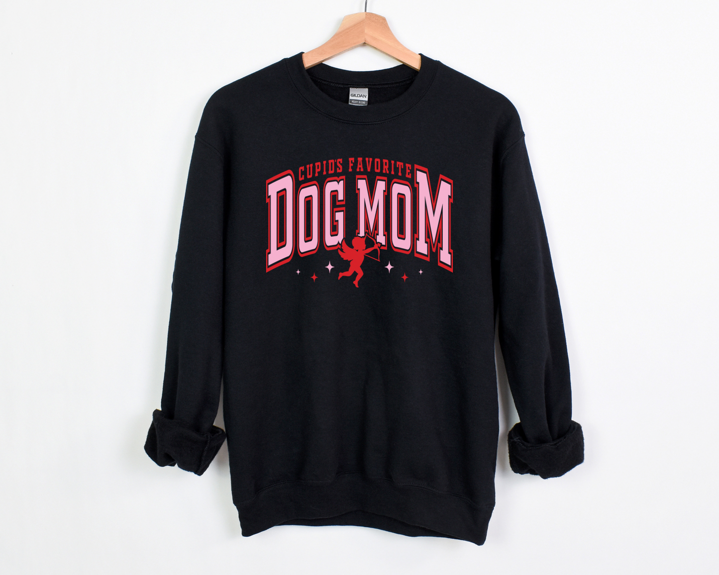 Cupid's Favorite Dog Mom Sweatshirt