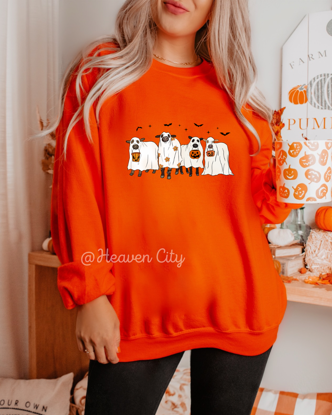 Ghost Cows Crewneck