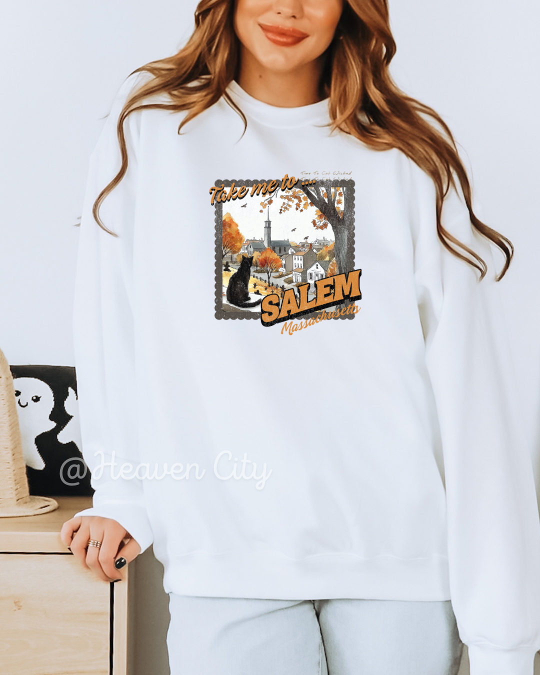 Take Me To Salem Massachusetts Crewneck