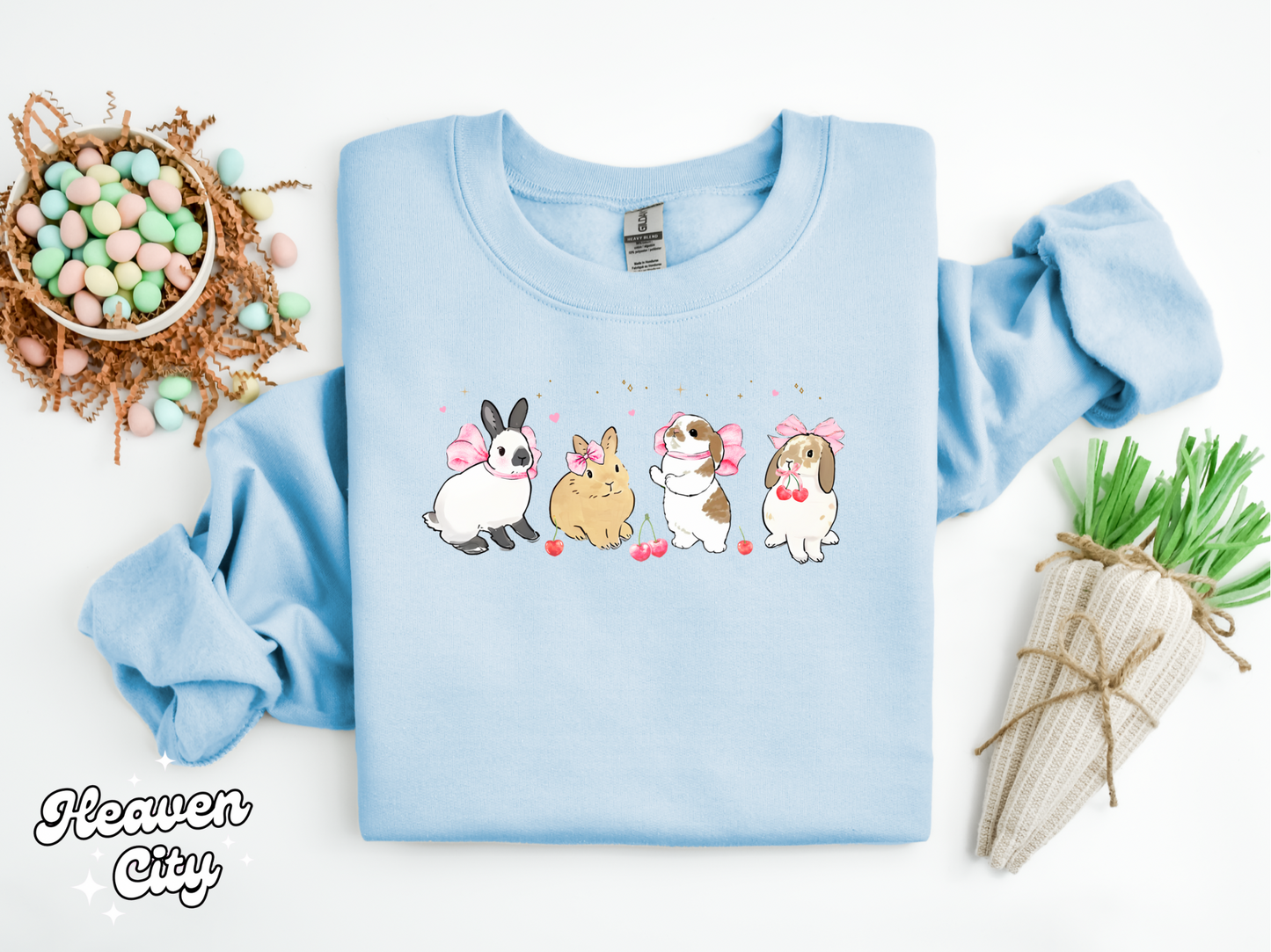 Coquette Bunnies Crewneck