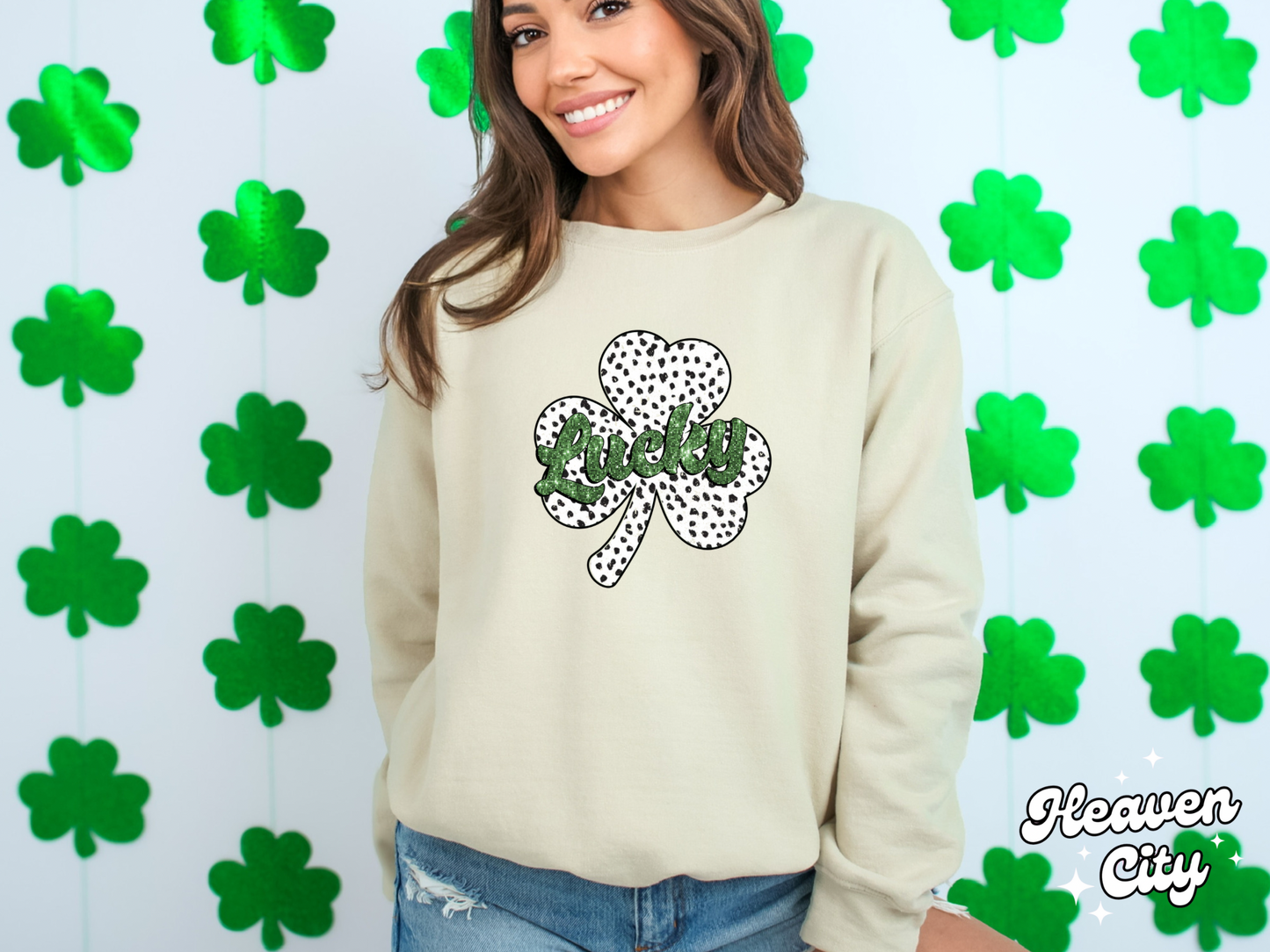 Lucky Polka Dot Sweatshirt