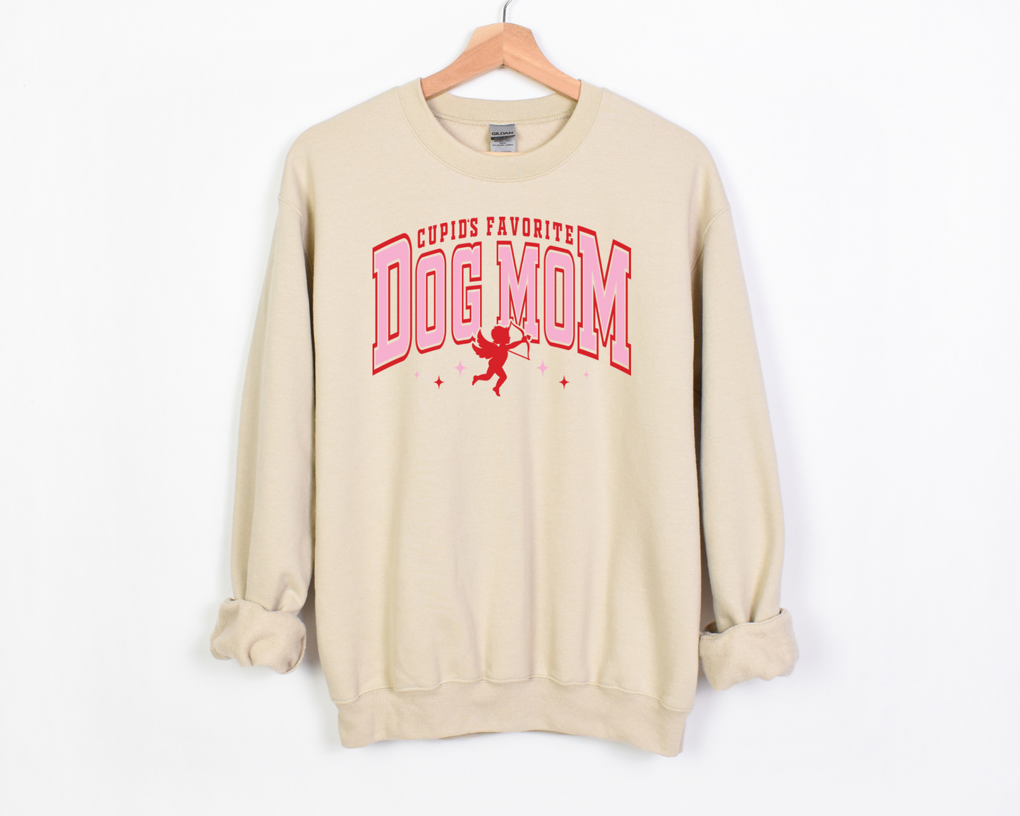 Cupid's Favorite Dog Mom Sweatshirt