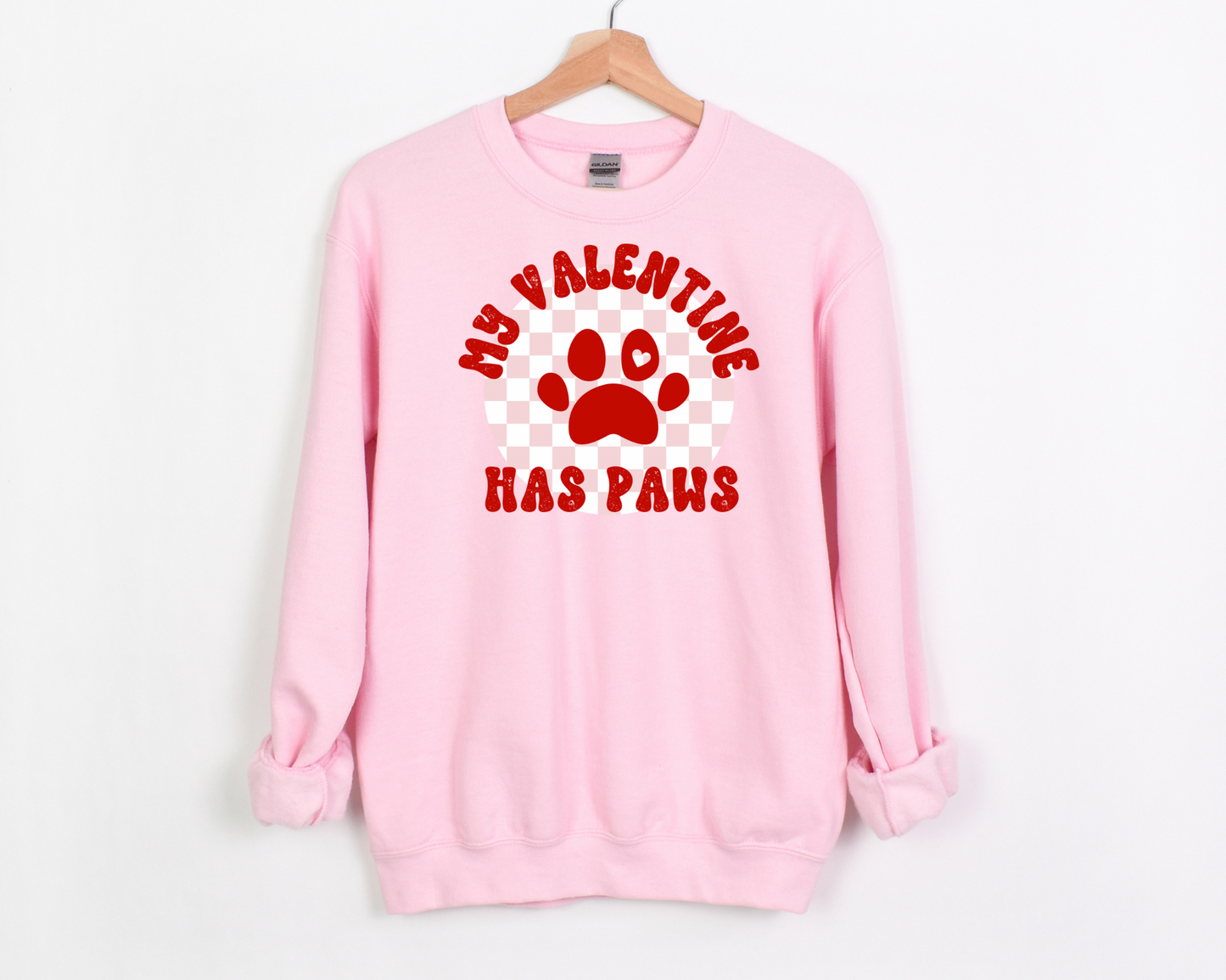 My Valentine Has Paws Sweatshirt