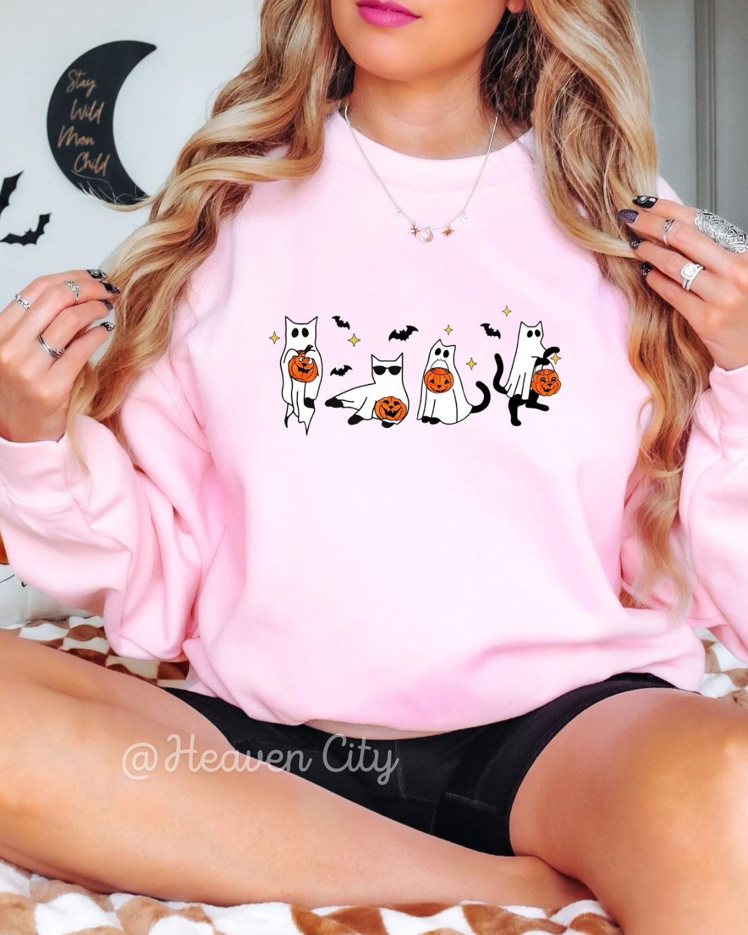Ghost Cats Crewneck