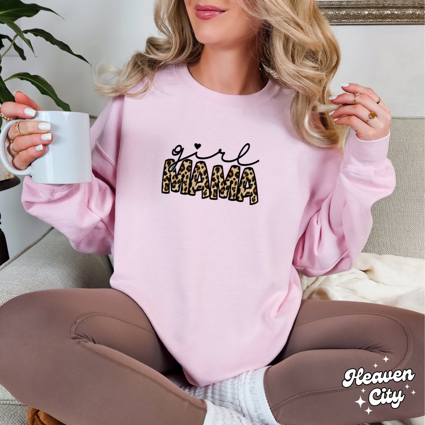 Cheetah Girl Mom Sweatshirt