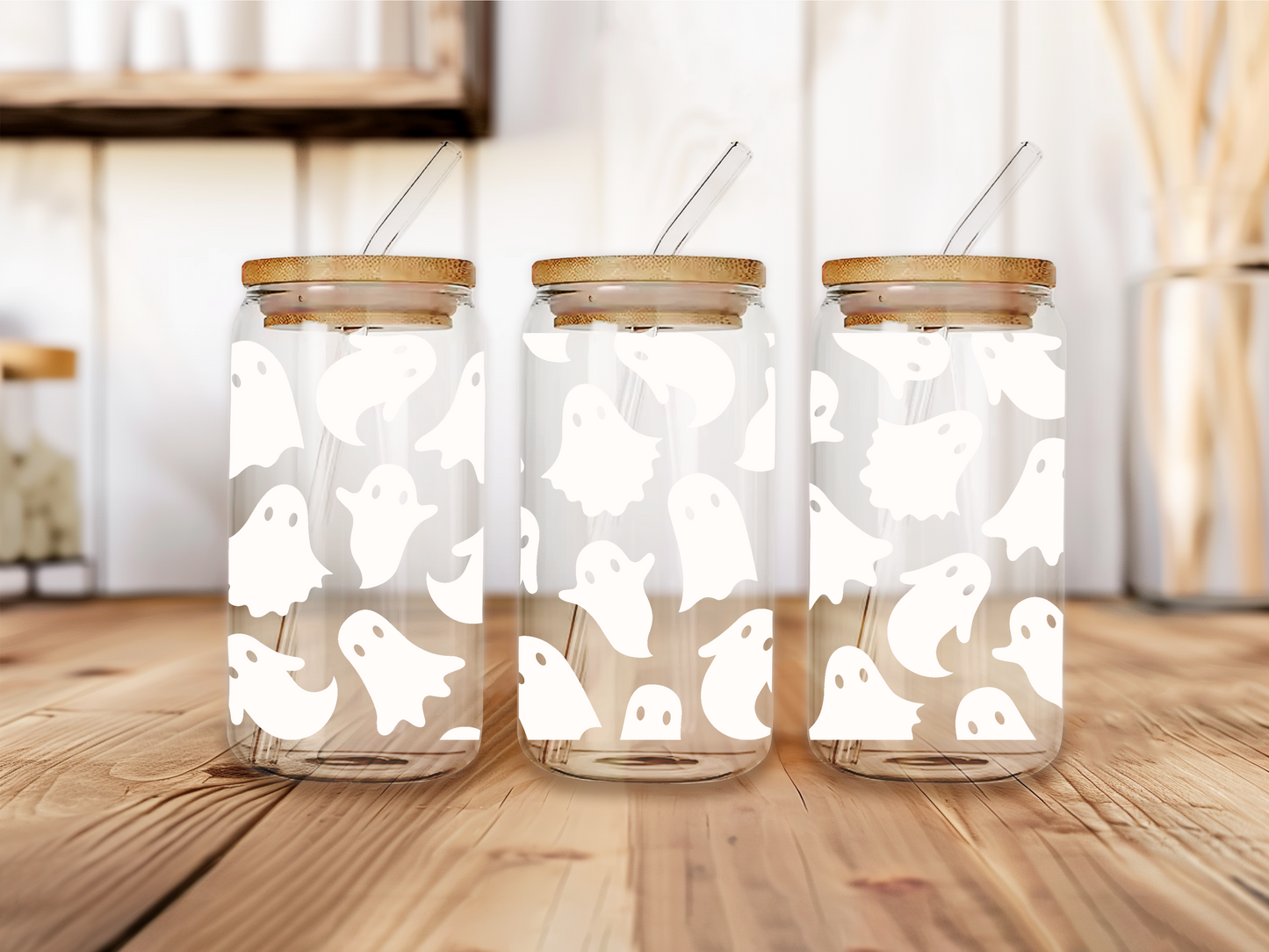 Classic Ghosts Glass Cup