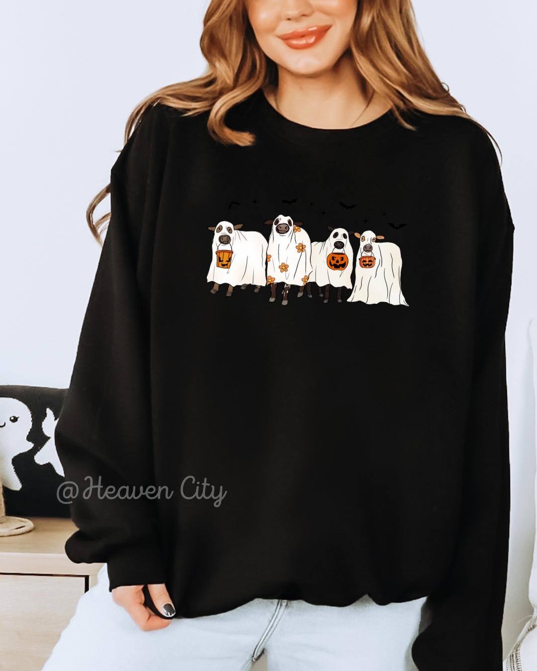 Ghost Cows Crewneck