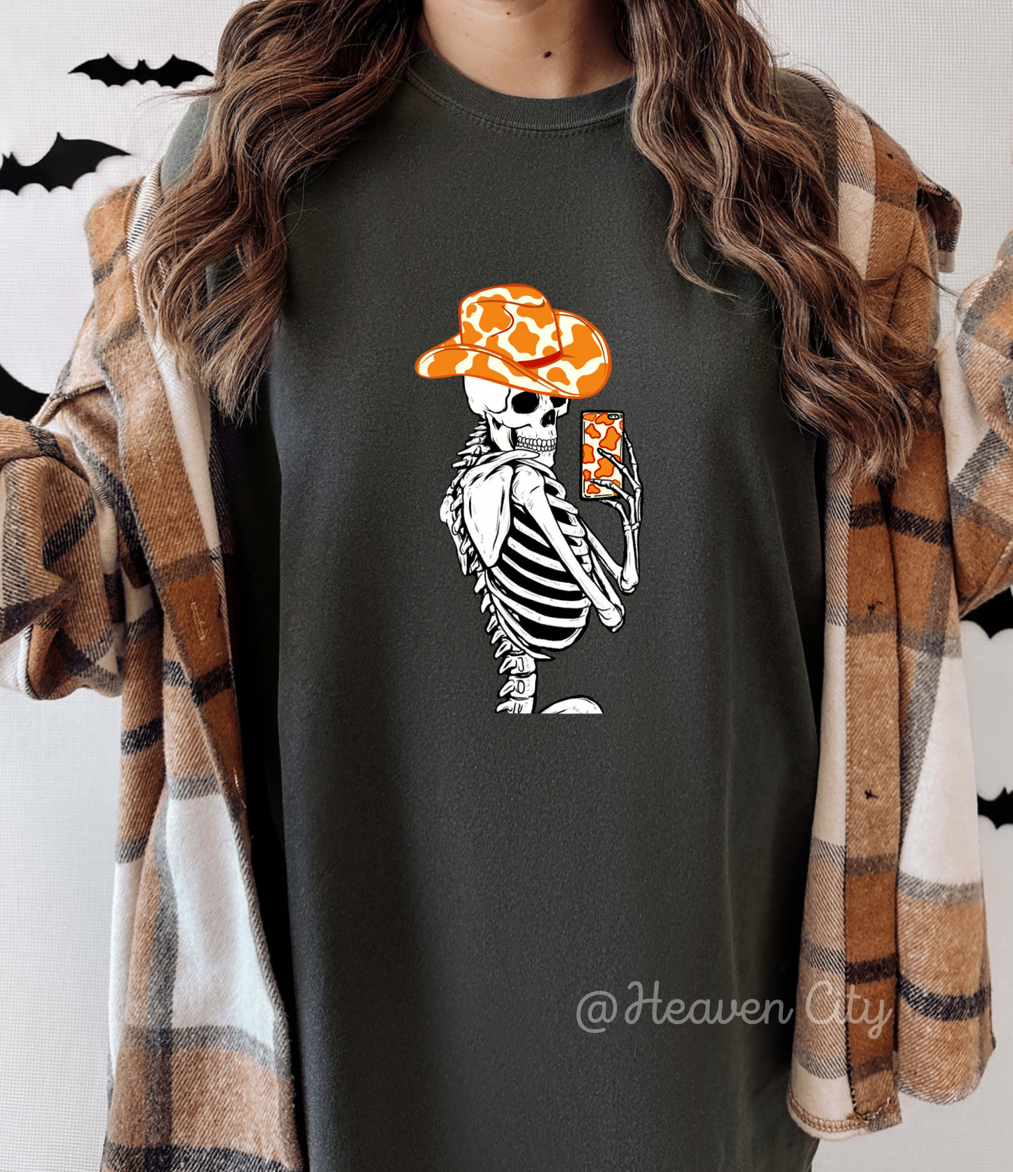 Posing Skeleton Graphic Tee