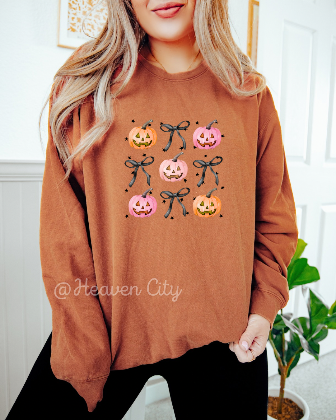 Coquette Pumpkins Crewneck
