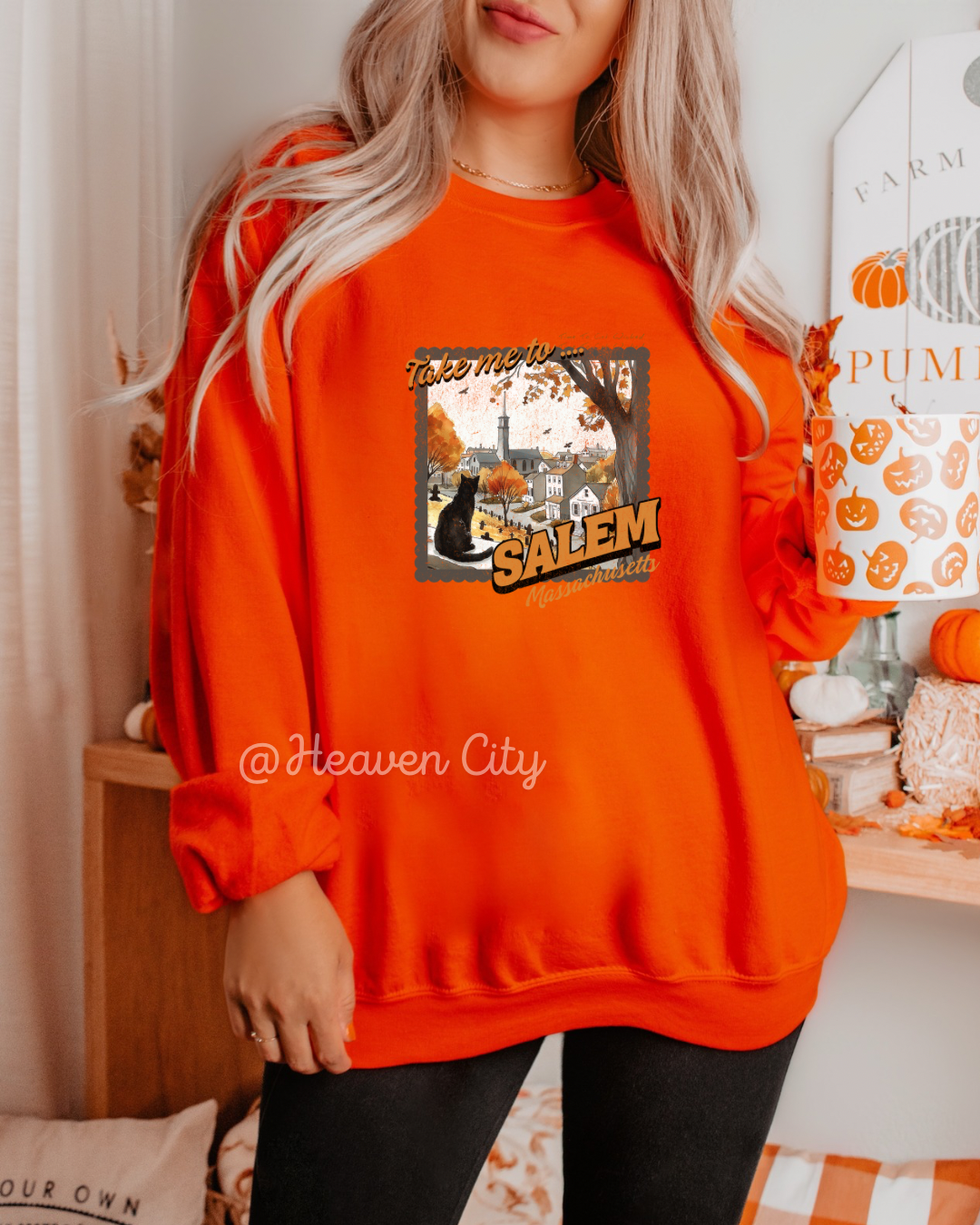 Take Me To Salem Massachusetts Crewneck