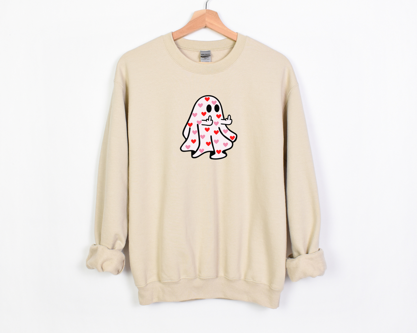 Middle Finger Ghost Sweatshirt