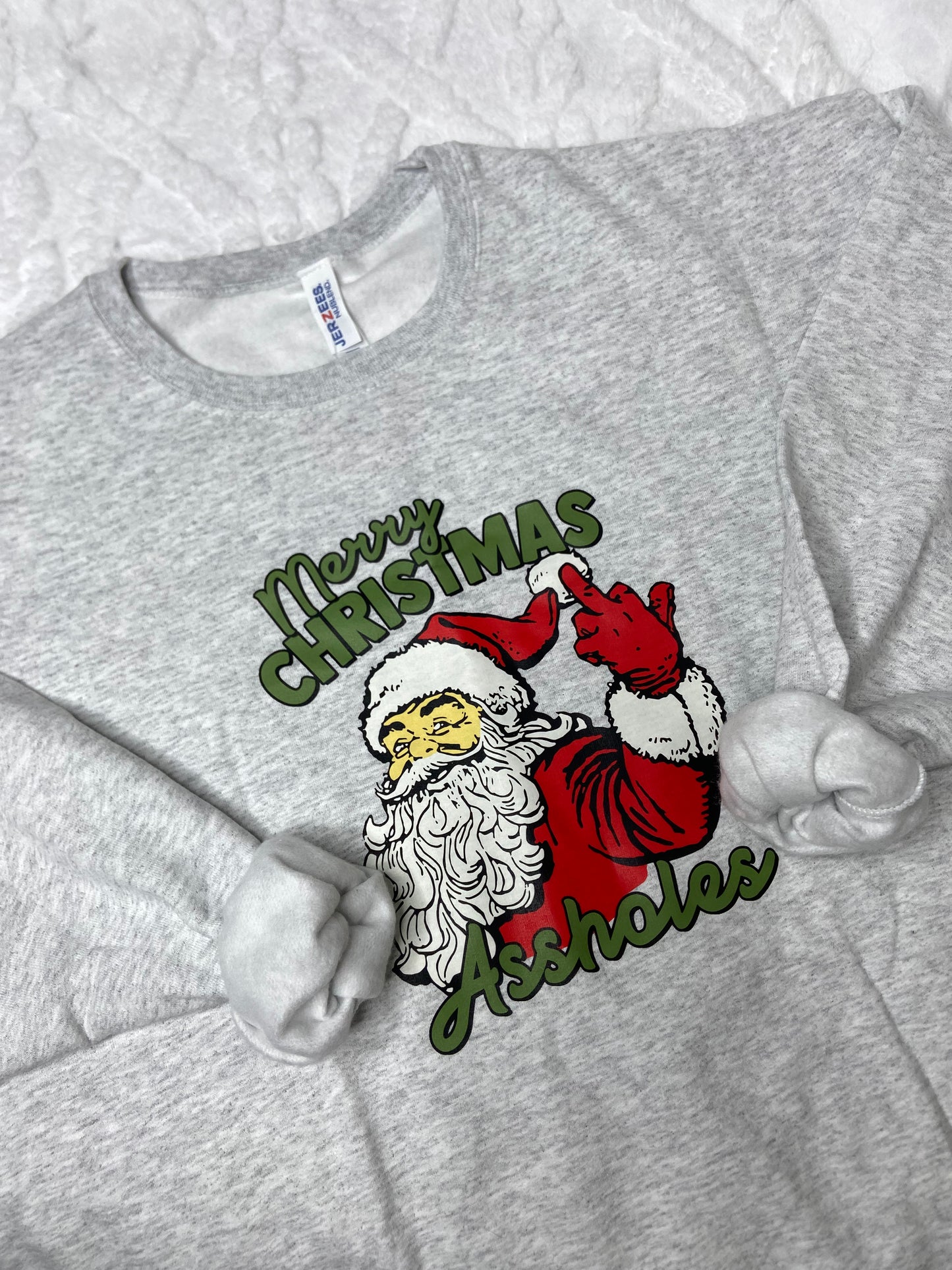 Merry Christmas Assholes Crewneck
