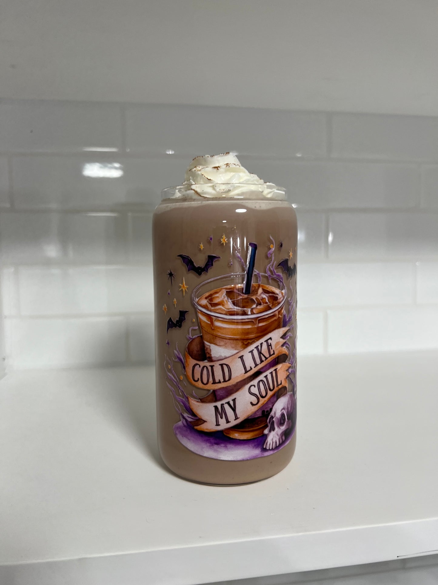 Cold Like My Soul Glass Cup