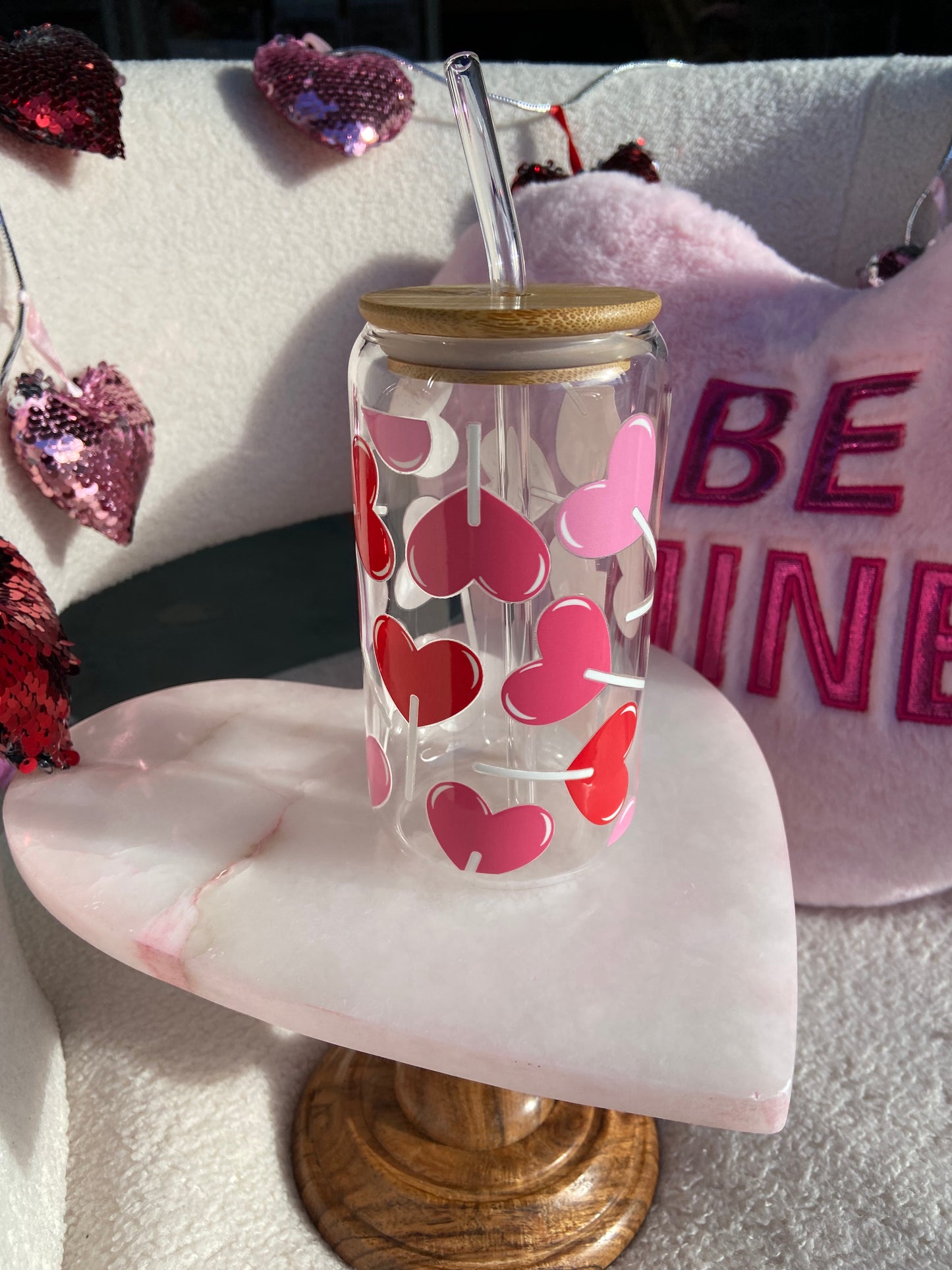 Lollipop Glass Cup 16 oz