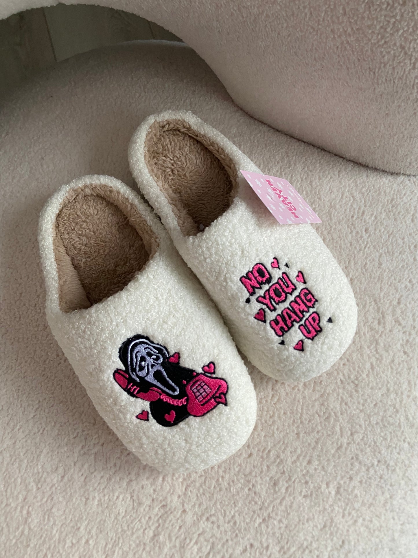 No You Hang Up Slippers