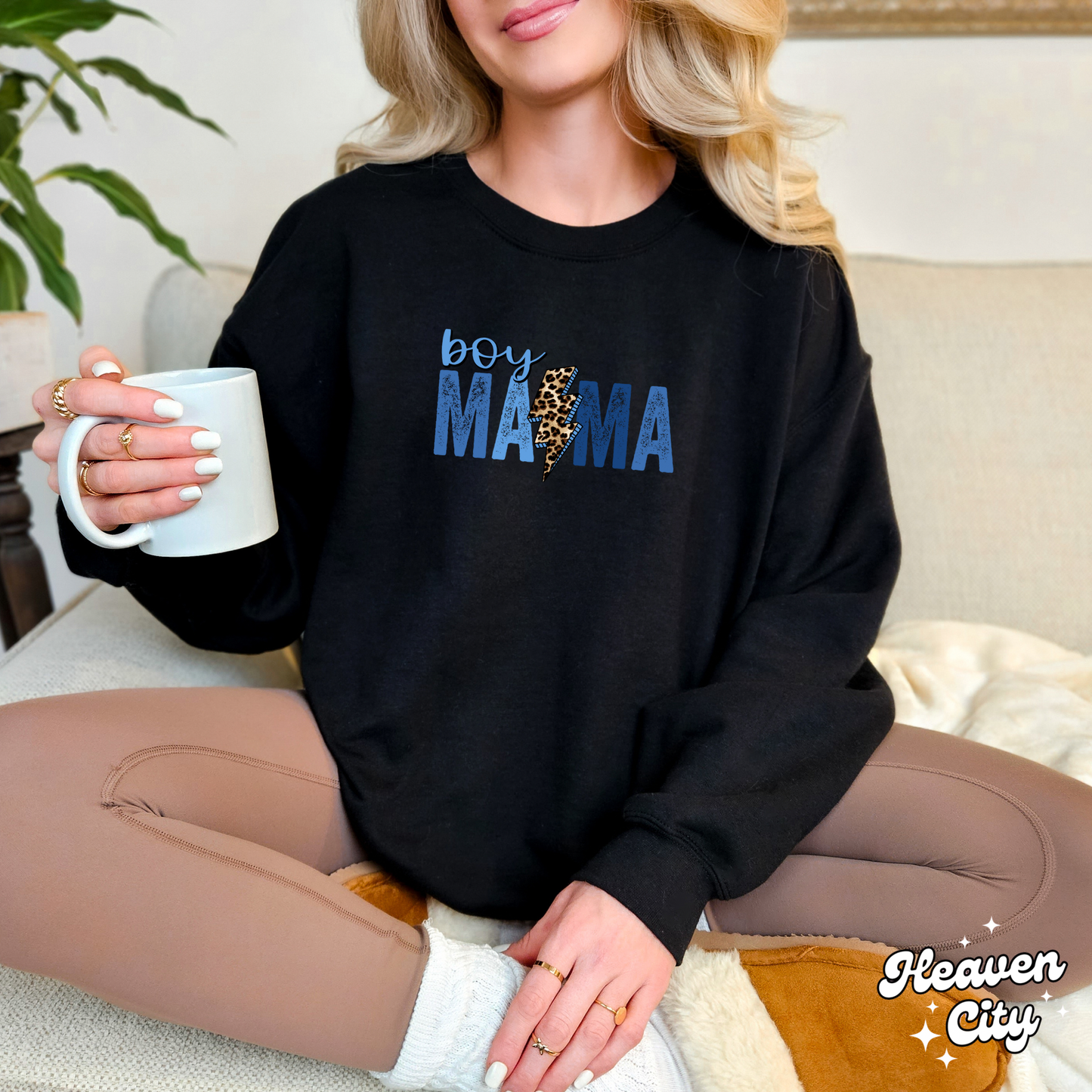 Bolt Boy Mama Sweatshirt