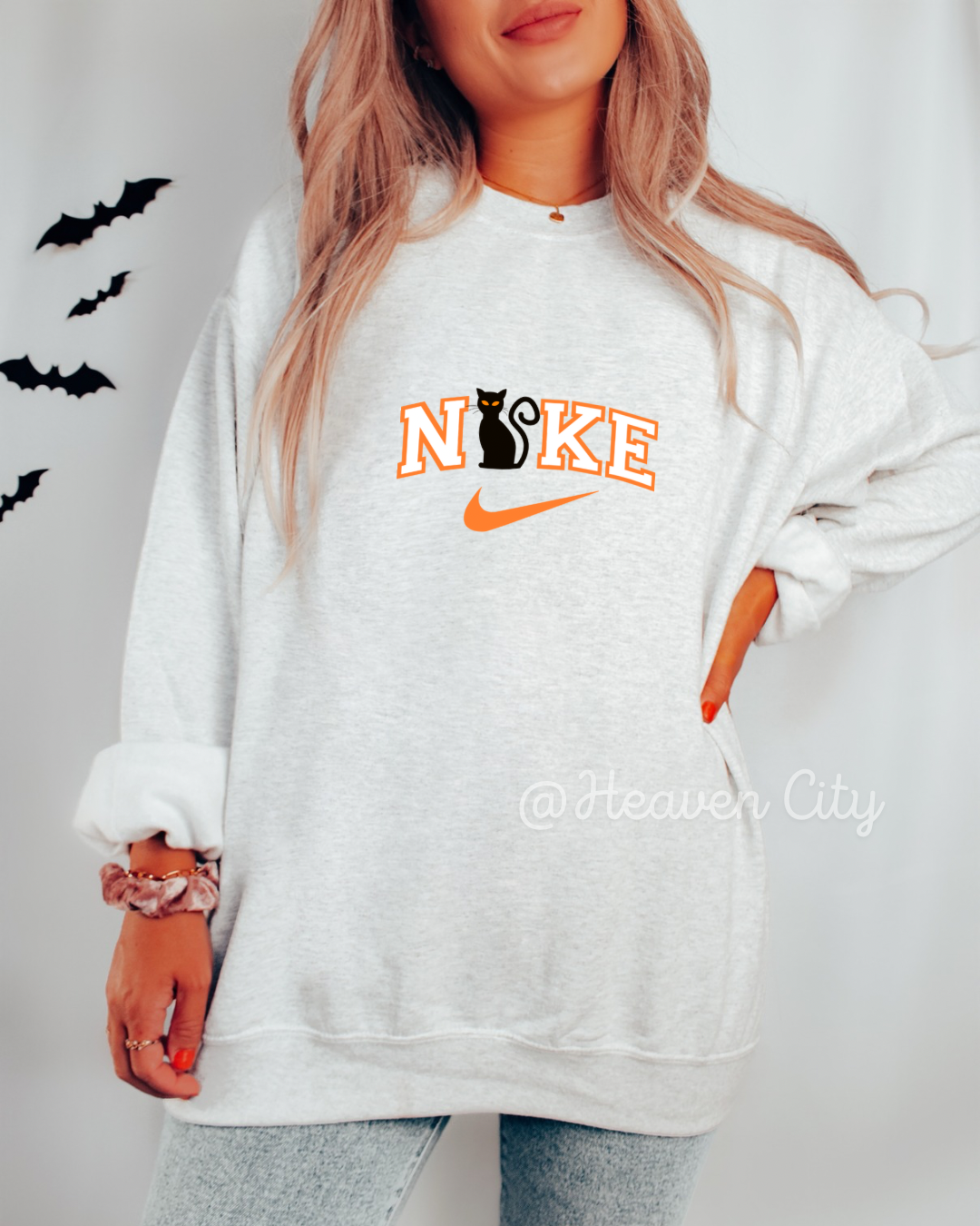 Inspired Black Cat Crewneck