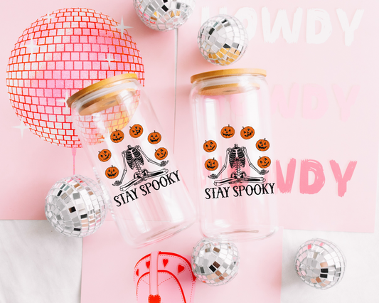 Stay Spooky Glass Cup
