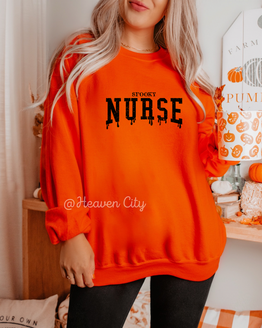 Spooky Nurse Crewneck