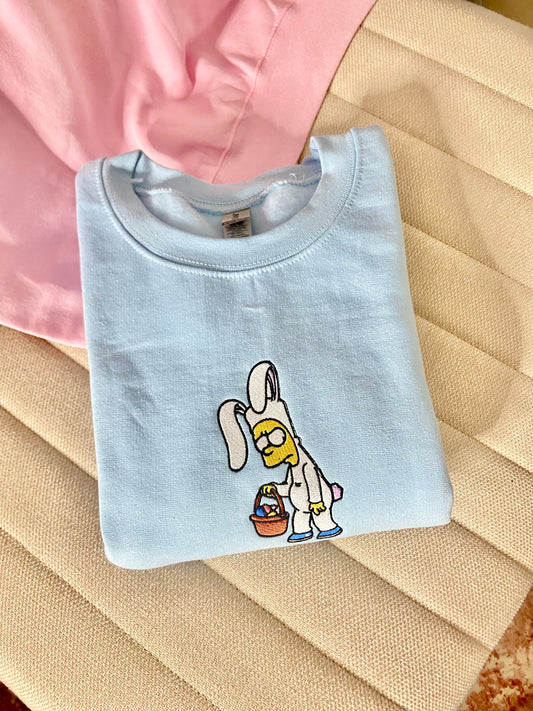 Simp Bunny Embroidered Sweatshirt