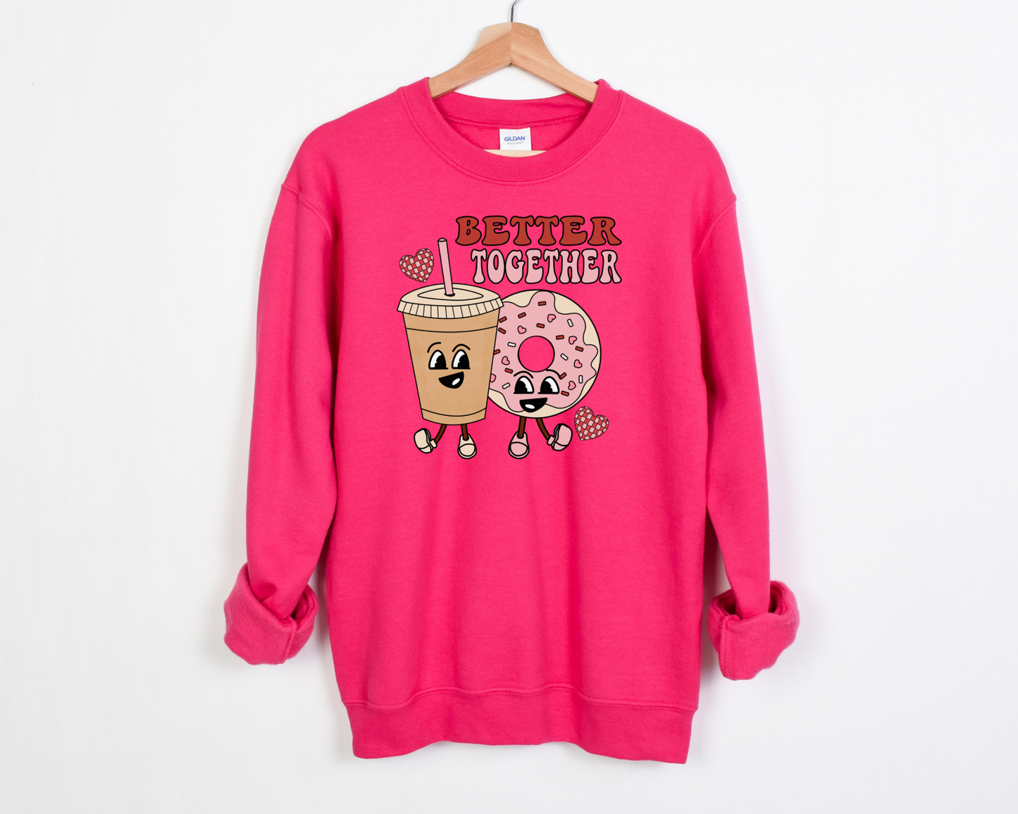 Better Together Coffee & Donut Sweatshirt