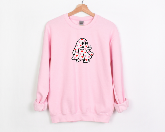 Middle Finger Ghost Sweatshirt