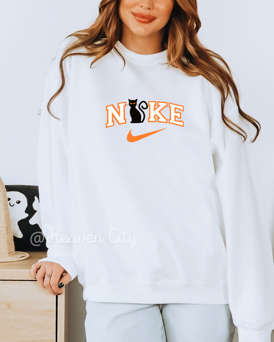 Inspired Black Cat Crewneck