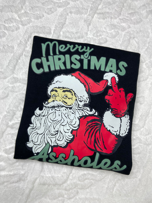 Merry Christmas Assholes Crewneck