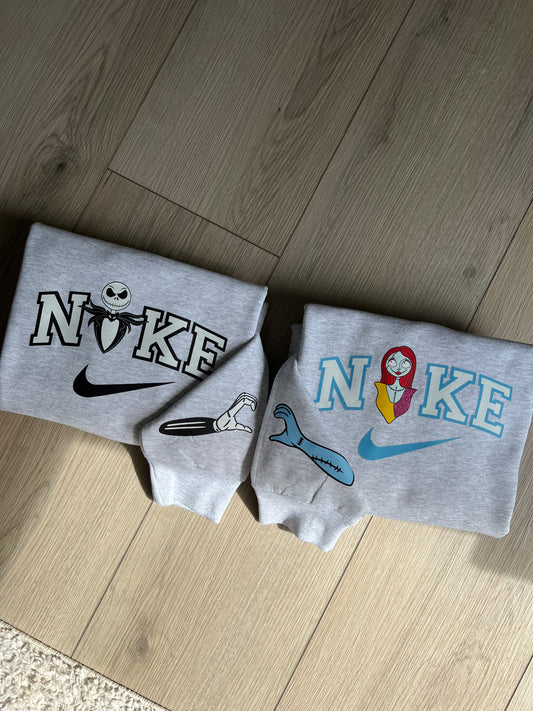 Jack Skellington & Sally Matching Sweatshirts